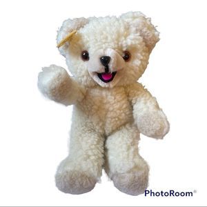 Vintage 1986 Russ Berrie Snuggle Stuffed Animal Plush Teddy Bear 10 Inch.